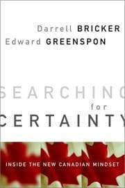 Tapa de Searching for certainty