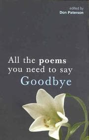 Tapa de All the Poems You Need to Say Goodbye
