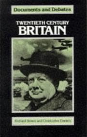 Tapa de Twentieth-century Britain