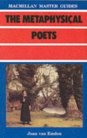 Tapa de The metaphysical poets