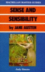 Tapa de "Sense and Sensibility" by Jane Austen (Master Guides)