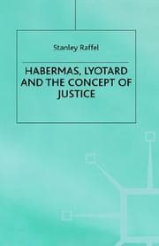 Tapa de Habermas, Lyotard and the concept of justice