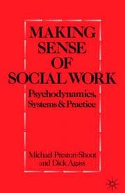Tapa de Making sense of social work
