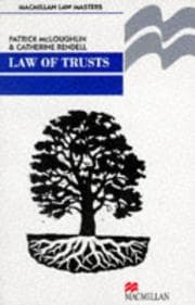 Tapa de Law of Trusts