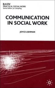 Tapa de Communication in Social Work (British Association of Social Workers (BASW) Practical Social Work)