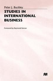 Tapa de Studies in international business