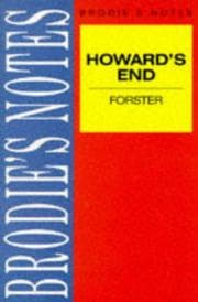 Tapa de Brodie's Notes on E.M.Forster's "Howards End" (Brodies Notes)