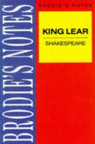 Tapa de Brodie's notes on William Shakespeare's King Lear