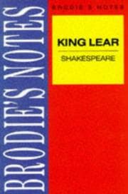 Tapa de Brodie's notes on William Shakespeare's King Lear