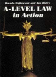 Tapa de A-Level Law in Action