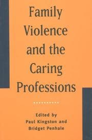 Tapa de Family violence and the caring professions