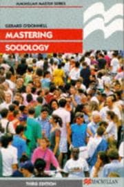Tapa de Mastering Sociology (Palgrave Master)