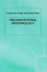 Tapa de Organizational epistemology