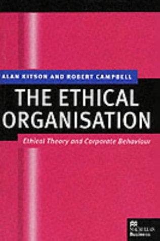 Tapa de The Ethical Organisation (Macmillan Business)