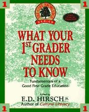 Tapa de What Your First-Grader Needs to Know (The Core Knowledge)
