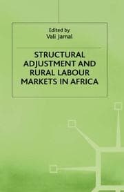 Tapa de Structural Adjustment and Rural Labour Markets in Africa