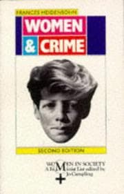 Tapa de Women and Crime (Women in Society)