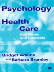 Tapa de Psychology for health care