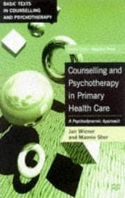 Tapa de Counselling and psychotherapy in primary health care