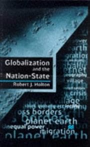Tapa de Globalization and the nation-state