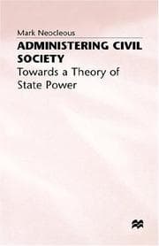 Tapa de Administering civil society