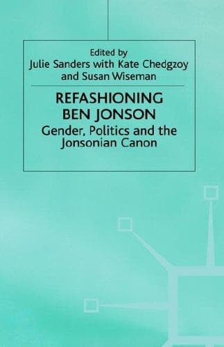 Tapa de Refashioning Ben Jonson