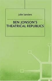 Tapa de Ben Jonson's theatrical republics