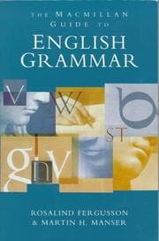 Tapa de The Macmillan Guide to English Grammar