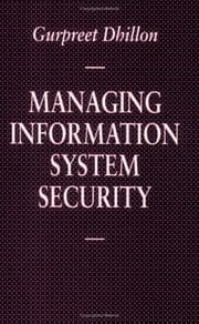 Tapa de Managing Information System Security