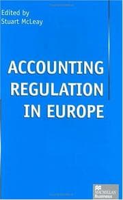 Tapa de Accounting Regulation in Europe