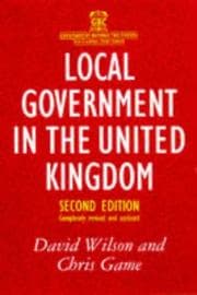 Tapa de Local Government in the United Kingdom (Government Beyond the Centre)