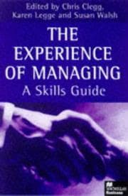 Tapa de Experience of Managing