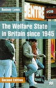 Tapa de Welfare State in Britain Since 1945, The