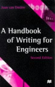 Tapa de Handbook of Writing for Engineers (Palgrave Study Guides)