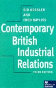 Tapa de Contemporary British Industrial Relations