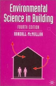 Tapa de Environmental Science in Building