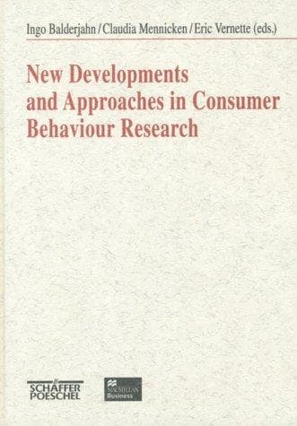 Tapa de New Developments and Approaches in Consumer Behaviour Research