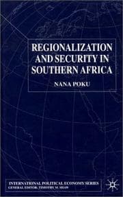 Tapa de Regionalization and Security in Southern Africa (International Political Economy)