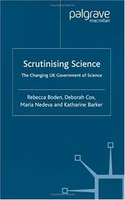 Tapa de Scrutinising science