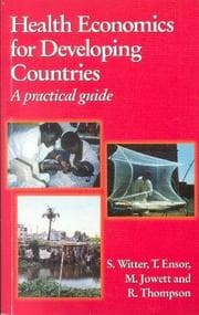 Tapa de Health economics for developing countries