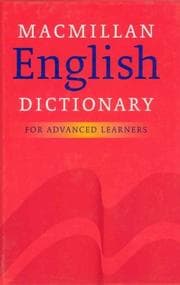 Tapa de Macmillan English Dictionary