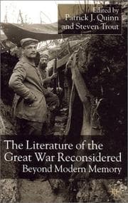Tapa de The literature of the Great War reconsidered