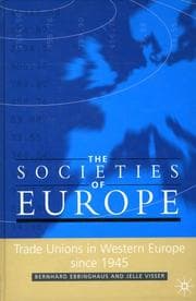 Tapa de Trade unions in Western Europe since 1945