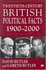 Tapa de Twentieth Century British Political Facts