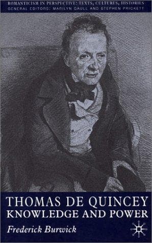 Tapa de Thomas De Quincey