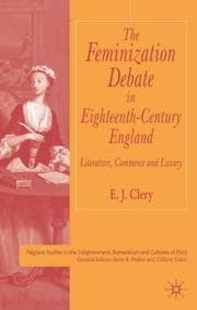Tapa de The feminization debate in eighteenth-century England