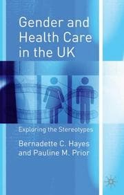 Tapa de Gender and health care in the United Kingdom