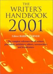 Tapa de Writer's Handbook 2001