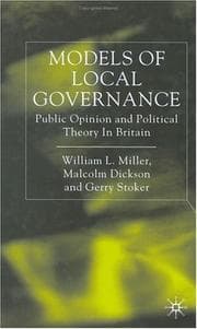 Tapa de Models of local governance
