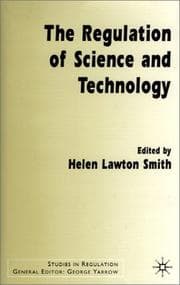Tapa de The Regulation of Science and Technology (Studies in Regulation)